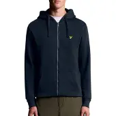 Lyle & Scott Cardigan ed lynlås Blå ørkeblå åle
