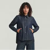 G-Star Step Hem Pocket Shirt - Dark blue - Women