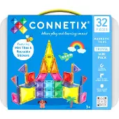 Connetix Magnetsæt - 32 Dele - Travel Mini Pack - - OneSize - Magnetlegetøj