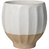 ERNST krukke Hvid-natur, Ø14x14 cm