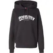 Tommy Hilfiger Sweatshirt 'ESS' sort / hvid