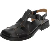 Camper Campertil kvinder. K201489-001 Dana lædersandaler sort (36), 1-3 cm, Spænder, Casual