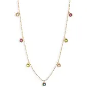 Ralph Lauren Kæde 'DARLENE' opal / guld / æble / rubinrød