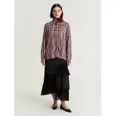 TATUUM Bluse 'Blom' gylden gul / cyclam / offwhite