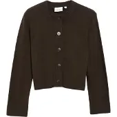 Comma Cardigan mørkebrun