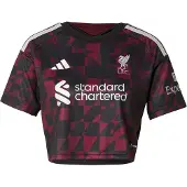 Adidas Funktionsbluse 'FC Liverpool 26/27' vinrød / sort / hvid