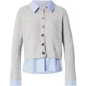 ONLY Cardigan 'ONLALIVIA' lyseblå / grå-meleret