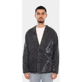 Dolly Noire Cardigan 'DIALGA AND PALKIA KIMONO ACID BLACK' sort