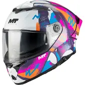 MT Thunder 4 R Sv Pipen Fullface-hjelm