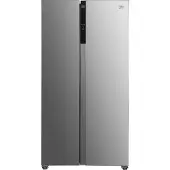 Beko GNO5323XPN, Fritstående, Amerikansk dør, Rustfrit stål, 2 dør(e), Dør-til-dør, Berøring