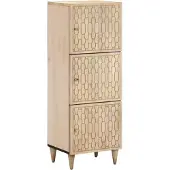 vidaXL skab 40x33x110 cm massivt mangotræ