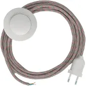 Creative Cables Rd51 Stripes 3m Ledning Til Gulvlampe