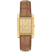 Michael Kors Dameur MK7584 Essex Guld/Læder