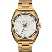 Nixon A1401-1809-00 Mullet Sølvfarvet/Gul guldtonet stål Ø38 mm
