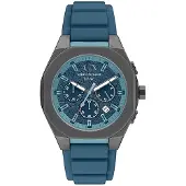 Armani Exchange Herreur AX4291 Sync Blå/Gummi Ø42 mm