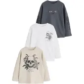 Next Shirts grå / taupe / sort / hvid