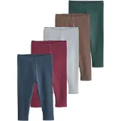 Next Leggings navy / lysebrun / lysegrå / mørkegrøn / mørkerød