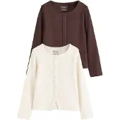 Next Cardigan brun / offwhite
