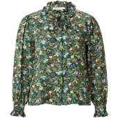 Rich & royal Bluse smaragd / blandingsfarvet