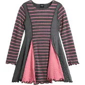 Desigual Kjole grå / pink