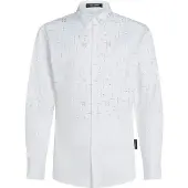 Karl Lagerfeld Skjorte sølv / hvid