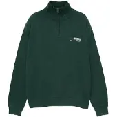 Pull&Bear Pullover mørkegrøn / hvid