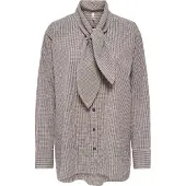 ONLY Bluse 'ONLMaya' cappuccino / grå / sort