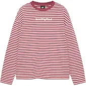 Pull&Bear Bluser & t-shirts 'STWD' pastelpink / burgunder / hvid