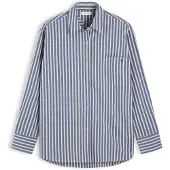 Tommy Hilfiger Bluse 'ESS' safir / sennep / hvid