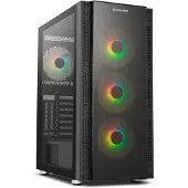 NOX Hummer Horus Argb Crystal Pc-tårnhus