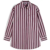 Tommy Hilfiger Bluse 'ESSENTIAL' aqua / brombær / hvid
