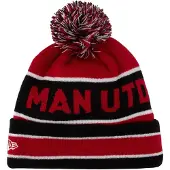 New Era Hue - Strik - Manchester United - Rød/Sort - - 56-63 cm - Hue