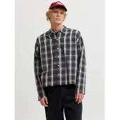 Jack & Jones Skjorte blå / sort / hvid