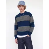 Jack & Jones Pullover 'JJESOHO OLLIE' marin / blå-meleret