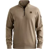 PME Legend Sweatshirt 'Sweatshirt with half-zip and badge' grøn