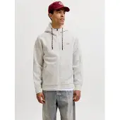 Jack & Jones Sweatjakke lysegrå / blandingsfarvet