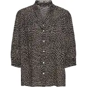 ONLY Bluse 'ONLRAYA' lyserød / sort / hvid