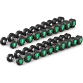 UpForm Polyuretan-håndvægte, 10 par: 1 – 10 kg