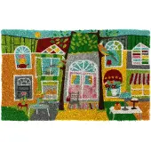 Dixie Coir dørmåtte Garden party, 45x75 cm