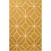 Chhatwal & Jonsson Ayur tæppe Masala Yellow-Off White, 270x180 cm