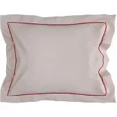 Sagaform Carl pudebetræk 50x60 cm Beige-vinrød