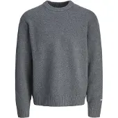 Jack & Jones Bluse - Strik - JorNorrebro - Dark Grey Melange - - 14 år (164) - Bluse