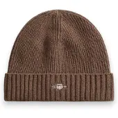 Gant Ganttil mænd. 9910023 Brun uldhue (OSFA), Casual, Bomuld
