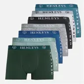 Henleys Herre Mactyme Syv Pak Bokser Multi