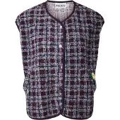 Pieces Vest 'PCKATTY' natblå / aubergine / lilla