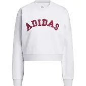 Adidas Sportsweatshirt 'Holiday' lysegrå / burgunder
