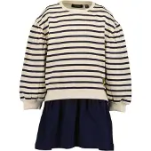 Blue Seven Kjole beige / natblå