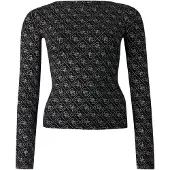 GUESS Shirts 'TEODORA' sort / hvid