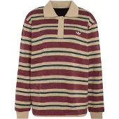 Adidas Originals STRIKKET POLOTRØJE MED STRIBER, størrelse XX-Large