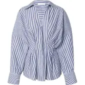Rich & royal Bluse mørkeblå / hvid